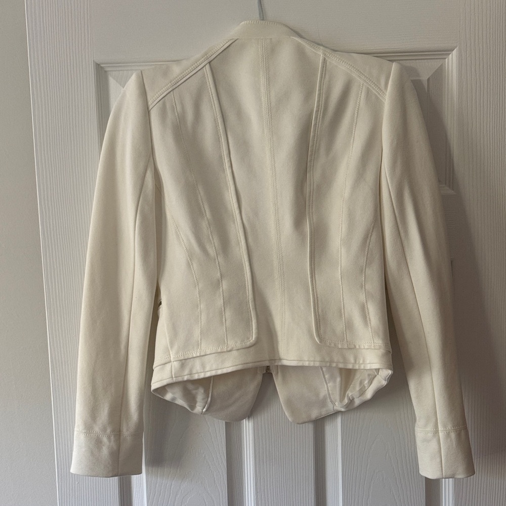 White House Black Market Cream Jacket - Picture 5 of 6